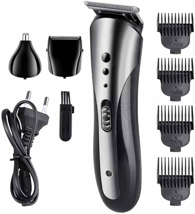 Ear and Nose Hair Trimmer Clipper for Men Women Eyebrow Facial Electric Hair Trimmer Safed Painless Stainless Steel Dual Edge Blades Professional Nasal Hair Removal (Color : B)