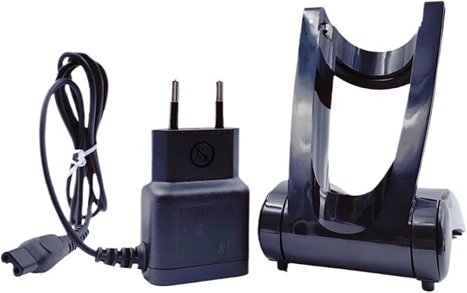 RQ12 Shaver Charging Stand Base And HQ8505 Power Cord ComboCompatible For Philips NorelcoSensoTouch 3D 1250X 1255X 1260X 1280X Electric Shaver Parts(EU Plug)