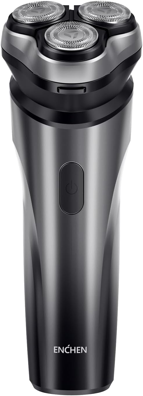 BlackSton Electric Razor for Men Rotating Head Cordless Shaver Reable Portable Razor Wet and Dry Use Waterproof