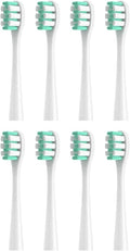 Replacement Toothbrush Head Compatible for NX7000 Sonic Electric Soft Bristle Tooth Brush8 Pcs(8WHITE Clean Type)