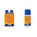 Banana Boat Sport Ultra SPF 50 Sunscreen Spray Twin Pack and SPF 60 Sunscreen Roll On | Oxybenzone Free Sunscreen Bundle with Water Resistant Sun Protection