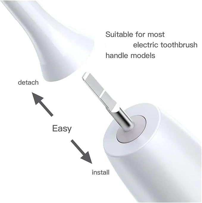 Replacement Brush Heads Compatible for X3U/X3Pro/X5/V1/D2/D3 12pcs Bristle Electric Toothbrush Sealed Packed