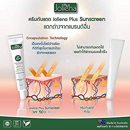 Joliena Plus Ultra Light Daily UV Defense Sunscreen SPF 50+ PA++++ High Protection Oil Control 25g.