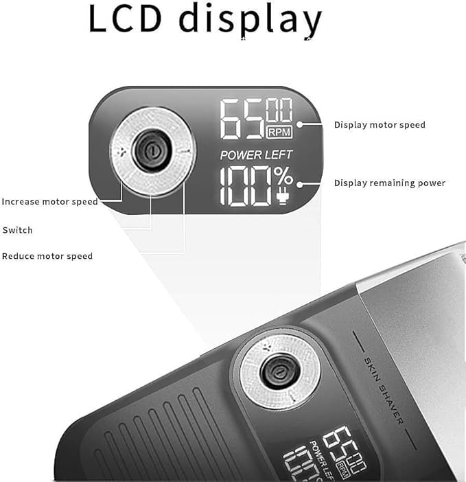 Electric Razor for Men Rechargeable Hair Shaver for Men Electric Shaver Beard Electric Razor Bald Head Fades Shaving Machine Finishing Tools