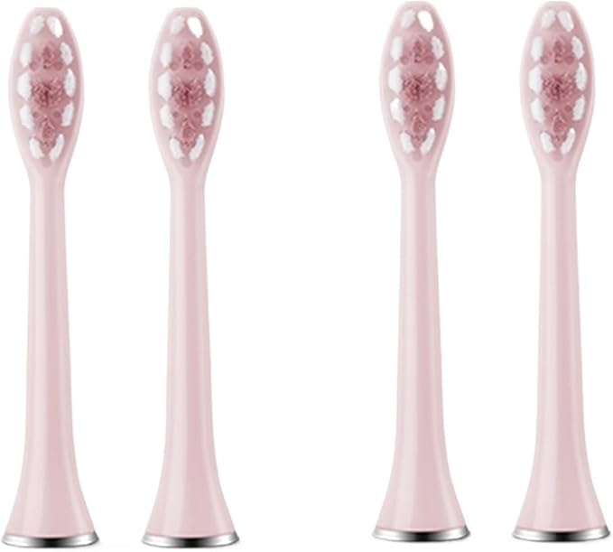 Compatible for SUBORT S7 Brush Heads Electric Toothbrush(4 Pink Brush Head)