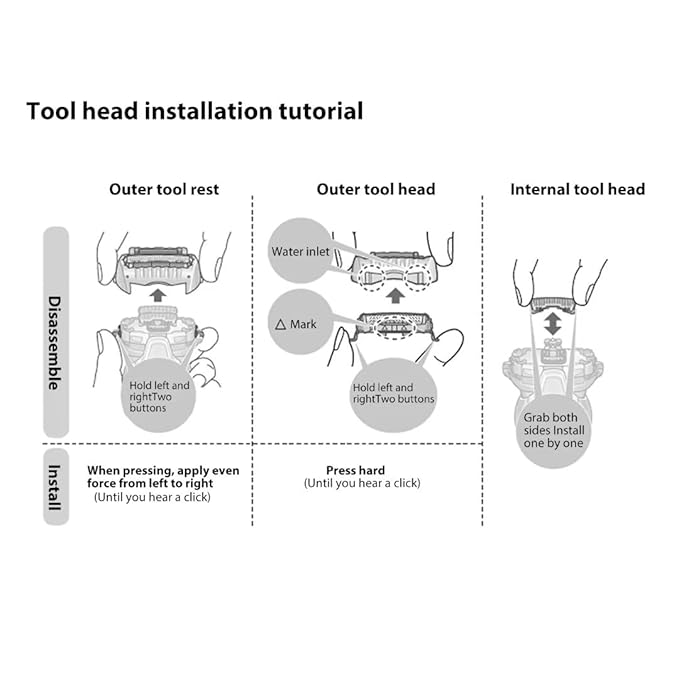 Updated Electric Shaver Head ES9038 Blade Replacement Fits for Panasonic ES-CLV8B ES-CLV8C ES-CLV7A ES-CLV7B ES-CLV7C &amp Also for ARC 5 Blade Shavers All Models(Replaces for ES9036)
