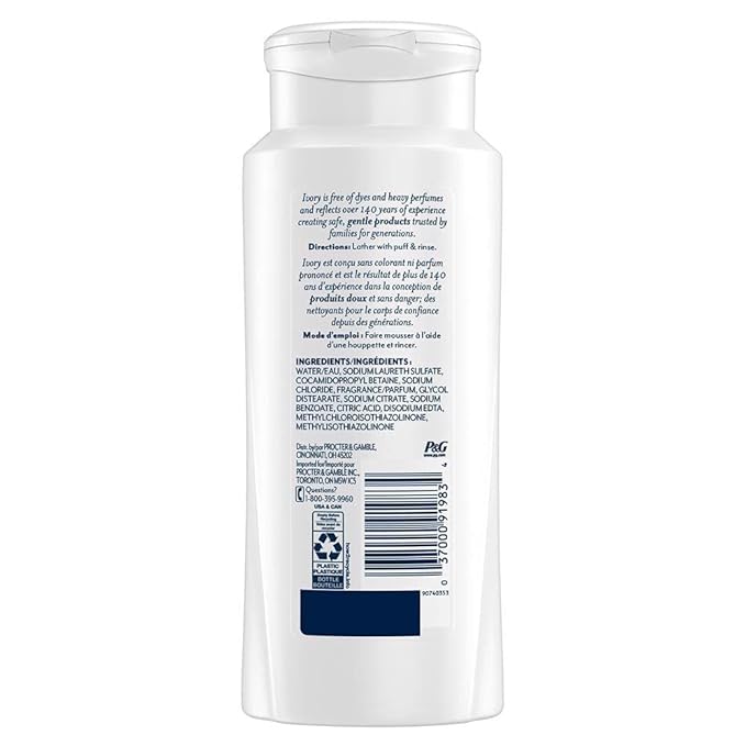 Ivory Original Scent Body Wash 21 Fl Oz (Pack of 6)