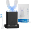 U-Shaped Electric Toothbrush for Adults Electric Toothbrush with IPX7 Waterproof Black