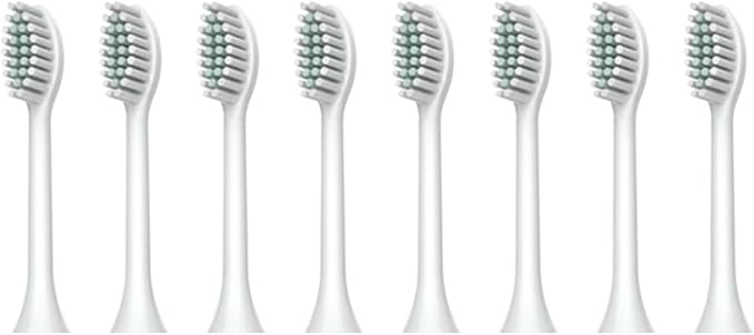 Compatible for N100 N105 Electric Toothbrush Replacement Brush Head(White 8)