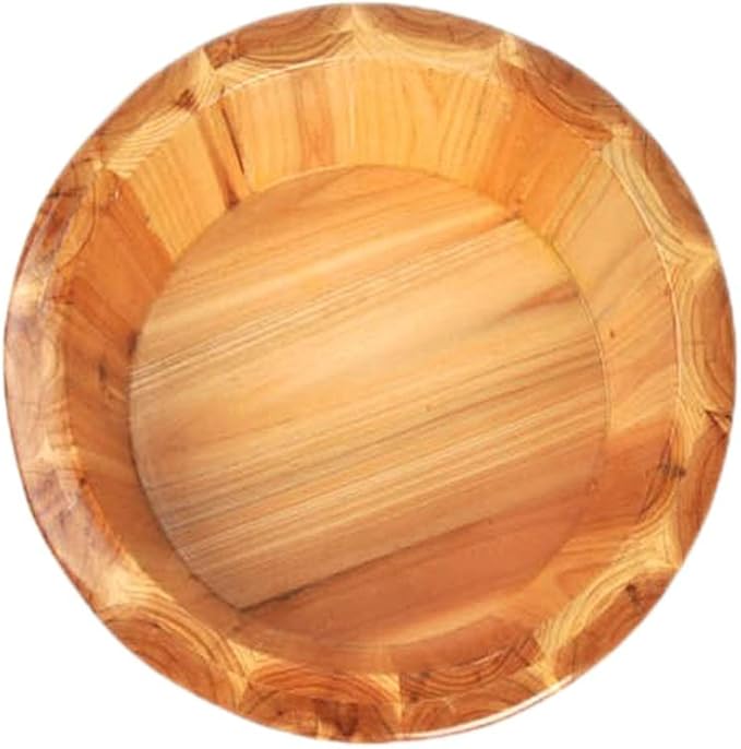 Foot Tub Wooden Foot Basin Fragrant Fir Foot Bath Barrel Household Small Tub Household Foot Bath Barrel Pedicure Barrel Can Be Used In Museum Family Foot Tub 16 Cm foot Bath Wooden Bucket Foot