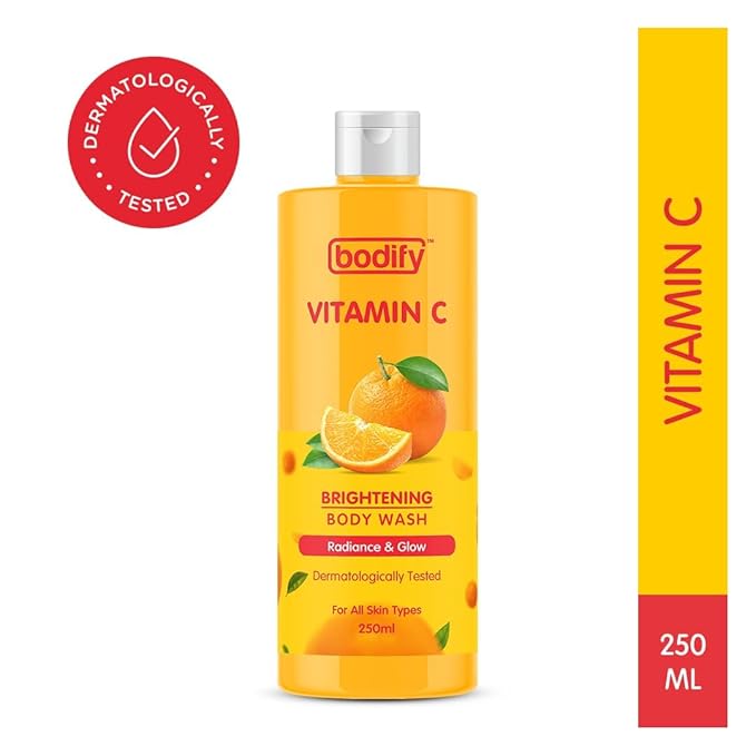 Vitamin C Brightening Body Wash 250 Ml | Radiance &amp Glow | Paraben Free | All Skin Types