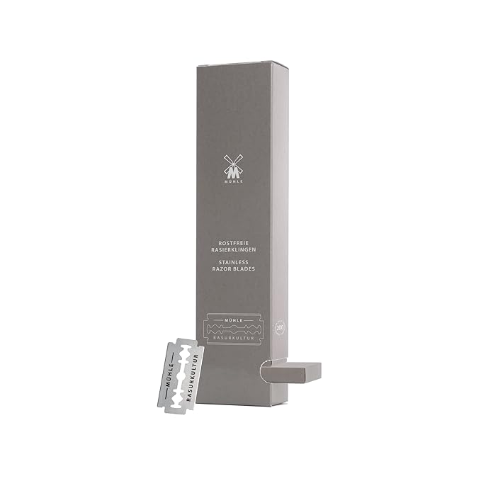 MÜHLE Stainless Steel Safety Razor Blades | 200 Pack