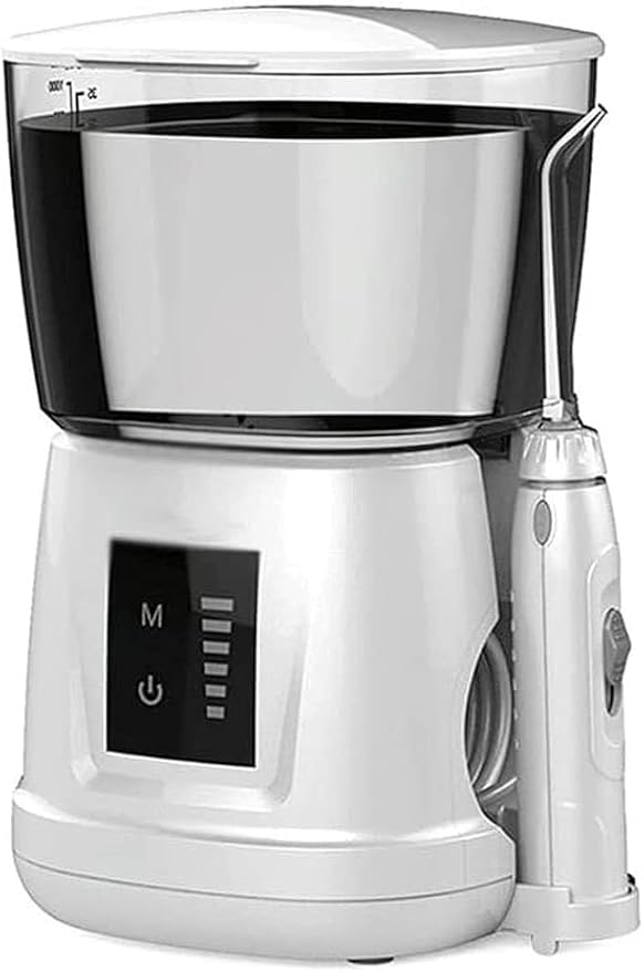 Water Flosser Electric Dental Countertop Professional Oral Irrigator for Teeth 1000ML Family with 6 Multifunctional Jet Tips