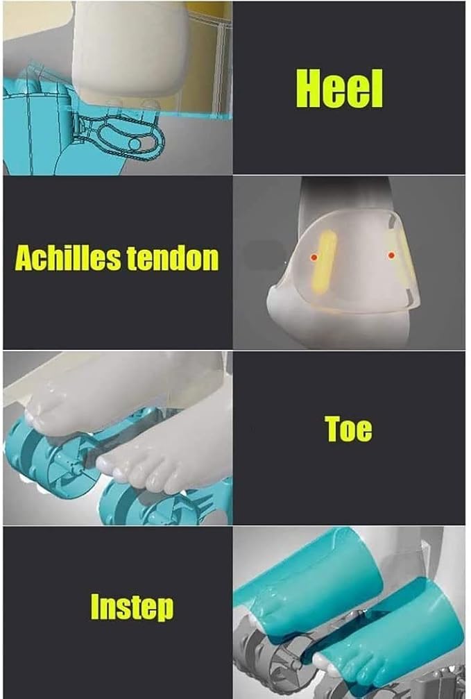 Foot Massager Machine Deep Kneading Massager Delivers Relief for Tired Muscles and Plantar Multi-Level Settings &amp Adjustable Intensity for Home or Office Use (Color : White)
