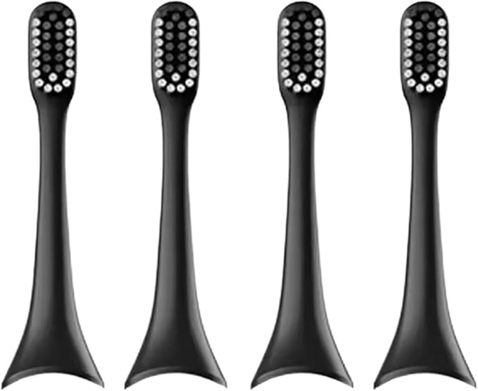 SuitableCompatible for ENCHEN Aurora T+ Electric Toothbrush Head Original Accessories Adult Replacement Brush Nozzle(Black)