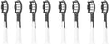Compatible for SUBORT Brush Heads S9 Sonic Electric Toothbrush Accessories Replacement(8 White Brush Head)