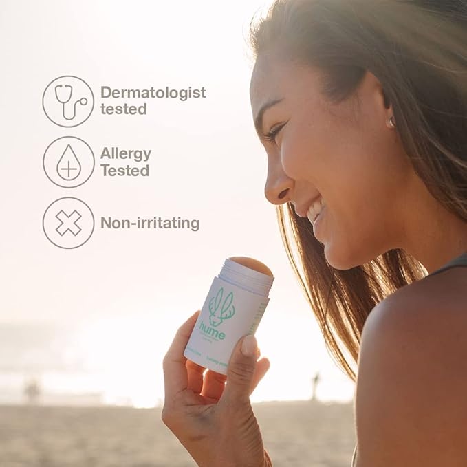 Hume Supernatural Aluminum Free Deodorant for Women &amp Men - Probiotic and Plant-Based Long-Lasting Moisture Absorbing - Clean and Effective (Desert Bloom After Rain &amp Wild Coral)