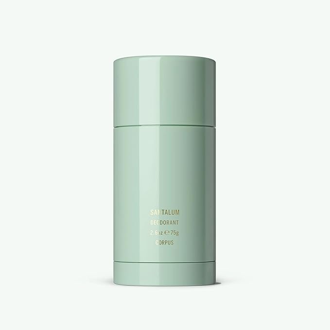 CORPUS - Natural Deodorant Stick For Sensitive Skin | Aluminium + Baking Soda Free | Unisex Non-Toxic Made In The USA (Santalum)