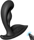 Remote Silicone Control Massagers Kit with Water Resistant Play in Anywhere You Like (Black) for Man Rechargeable Body Prostrate Massager with 12 Modes for Men Relax Massaging PW114J1 (Large)