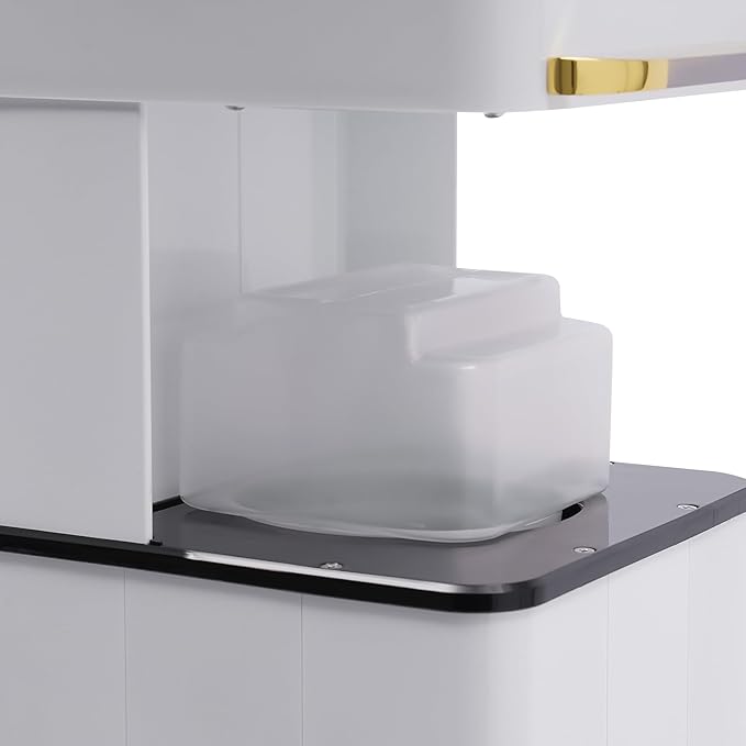 Professional Nano Hair Steamer Machine with Ozone Treatment 650W Ultrasonic Steam Therapy for Hair Conditioning Coloring Oil Treatment at-Home Salon Hair Care Equipment White (White)