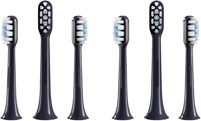 Electric Toothbrush HeadCompatible for T100 T200 T300 T301 T302 T700 Replacement Heads Soft Dupont Bristle Brush(6pcs Blue T301 T302)