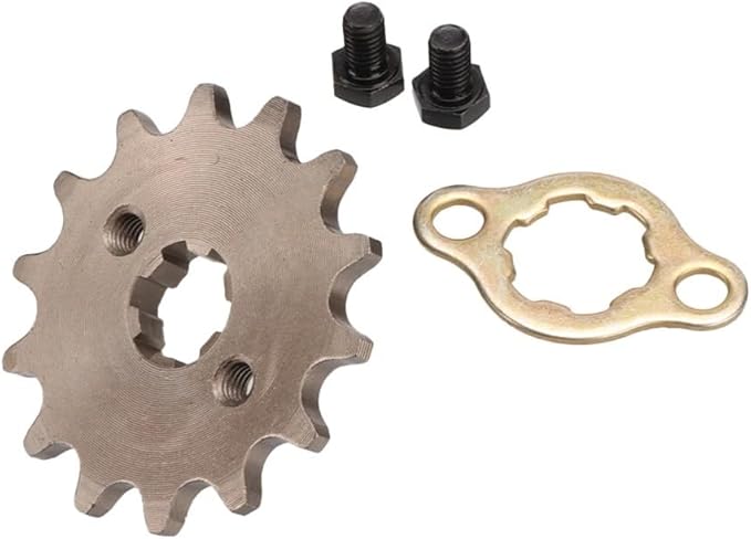Fit For 415# 17MM Tooth NO. 14T 15T 16T 17T Item Diameter : 1.7cm Item Weight : 0.16kg Item Height : 1cm Item Width : 10cm Item Length : 10cm Replacement parts(15T)
