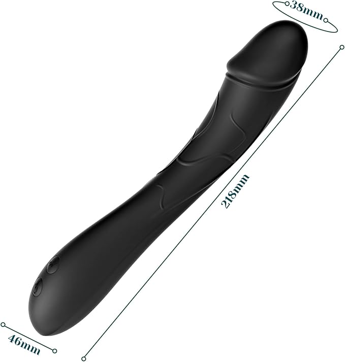 Heating Vibrating Massager -Clitioral Sucker Silent Relaxes Muscles 10 Modes Vibratorsmassager Electronic for Foot Or Neck Waterproo Personal for Adult Tools Couples Relaxation WR05 (Black)
