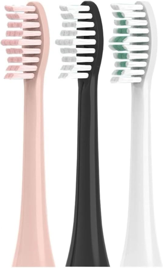 Replacement Toothbrush Heads Compatible for Revyline RL085 Electric Accessories Nozzles Bristles(8PCS Black)