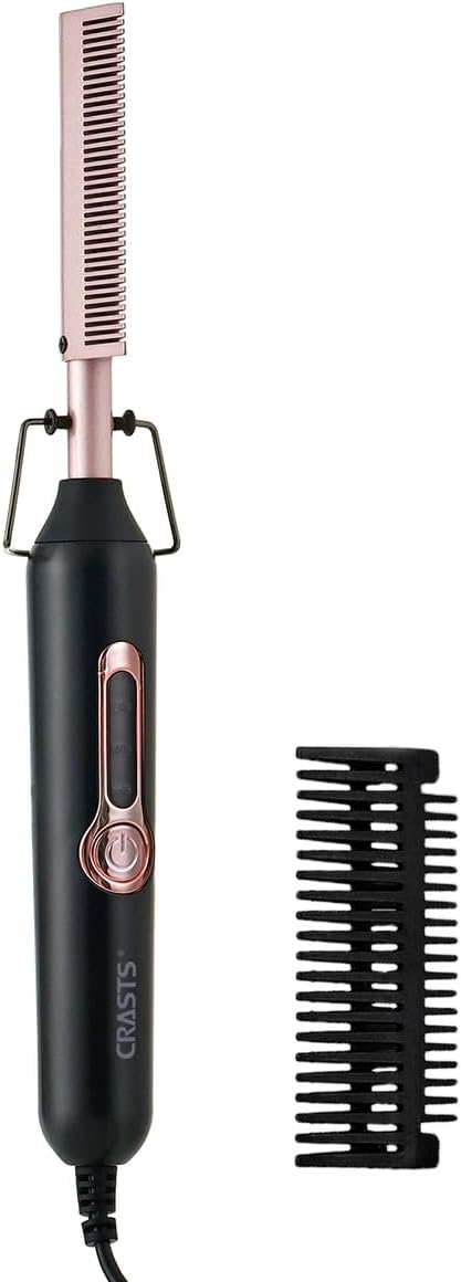 Straight Hair Comb with Multiple Temperature Control and Electric Heating Copper Comb for Curling and straightening Without damaging Hair (HS-059 EU)