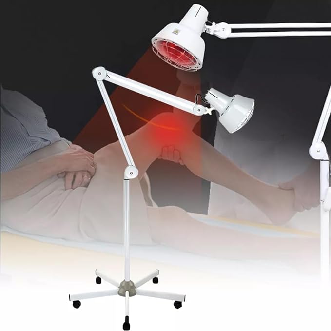IR-Heat-Infrared Large Light Range Infrared Lamp Foldable Heat-Infrared White