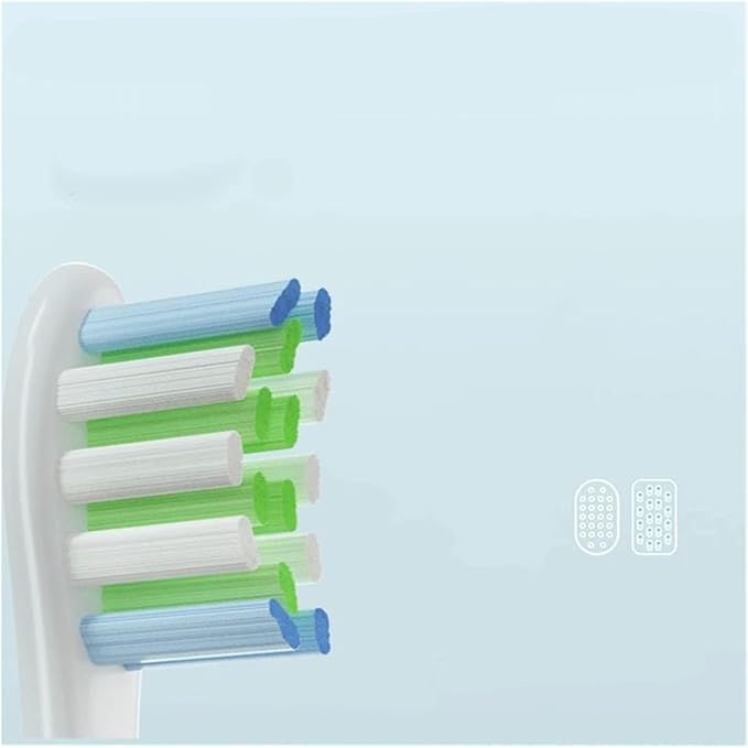 Brush Head Replacement Compatible for Electric Toothbrush Soft Bristle X/X PRO/ Z1 Brushes Replaceable Fit(10 Grey 10 Black)