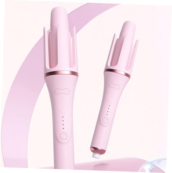 Automatic Hair Curler with Temperature Fast Heating Electric Curling Iron for Women Safe for Wet and Dry Hair Portable US Plug