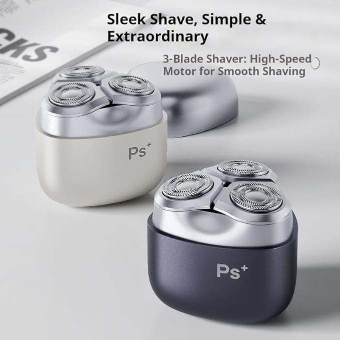 Electric Shaver 3 Floating Head Razor Shavers for Men USB Rechargeable Beard Shaver Waterproof Shaving MachineGifts for Friends and Family (Black)