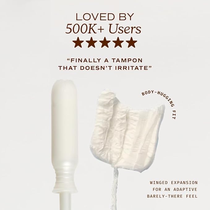 August Light Tampons - 72-Pack 100% Organic Cotton Tampons for Women and Anyone Who Menstruates Non-Toxic Fragrance-Free and Hypoallergenic with Long Applicators (3 Boxes of 24)