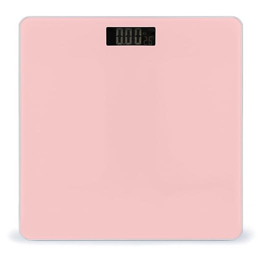 Men's Smart Scale for Body Weight Digital Bathroom Weighing Scale Automatic Switch Energy Saving Scale Pink