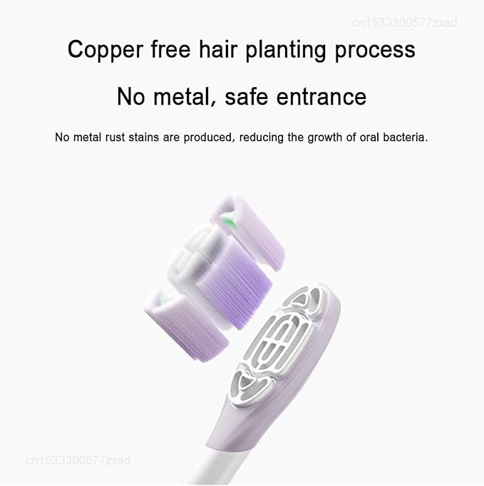 Compatible for Mijia Electric Toothbrush Brush Head Sonic Vibration Pro 4 Brushing Modes IPX8 Waterproof(Caring Version)