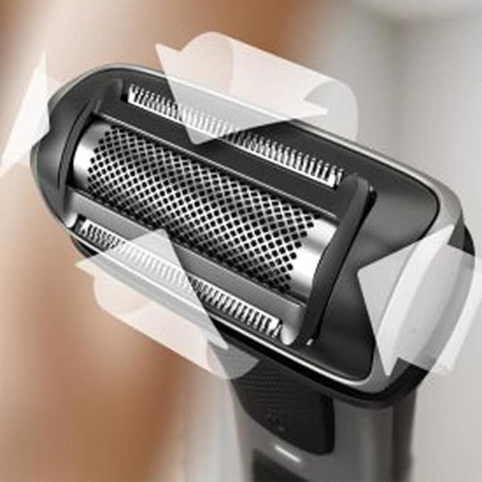 Replacement Hair Teimmer Blade for BG7025 TT2000 TT2039 TT2040 BG2040 BG2040 BG2036 BG3005 QG3280 Bodygroom Men Electric Shaver Razor Head -Removing Hair in Sensitive Areas Cutter Net（Black）