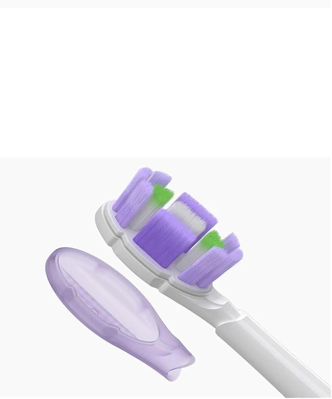 4/8PCS Replacement Brush HeadsCompatible for XIAOMI MIJIA MES609/610 Pro Electric Toothbrush Sealed Package(8 pcs Purple)