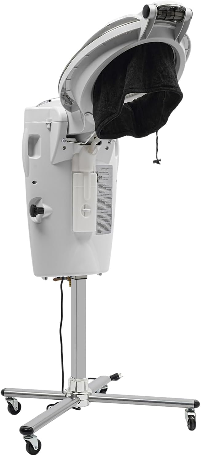 Standing Hair Steamer Professional Steamer for Hydration Dry Hair Treatment Mister Scalp Treatment Dye Perm for Hair Salon 12-Color Light
