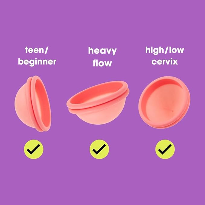 nixit Menstrual Disc | Ultra-Soft Medical-Grade Silicone | Reusable | Holds 2X Period Cup or 6 Tampons | 12-Hour Protection | Light &amp Heavy Flow | Menstrual Cup Pad &amp Tampon Alternative
