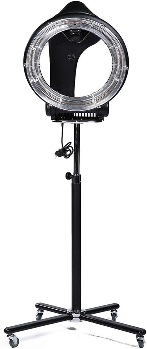 Orbiting Infrared Hair Dryer-Hair Steamer Climazone Hair Heater Dyeing Perming Machine 3 Functions + 6 Modes Standing 360° Rotating for Color Processor Salon SPA Home Hair Care