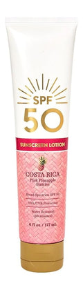 Bath &amp Body Works Broad Spectrum SPF Sunscreen Lotion - 6 fl oz / 177 mL (Costa Rica Pink Pineapple Sunrise 50 Sun Protection Factor (SPF))