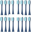 4/8/12/16 Pcs Replacement Toothbrush Heads Compatible with Oclean X/X PRO/ Z1/ F1/ One/Air 2/ SE Sonic Electric Toothbrush Dupont Bristle(16 Pcs Blue)