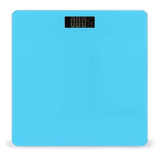Smart Scale for Body Weight Digital Bathroom Weighing Scale Energy Saving Scale Blue