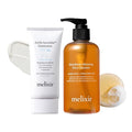 Melixir Airfit Invisible Sunscreen &amp Mandarin Morning Face Cleanser Duo for Sensitive Skin Korean Sunscreen with Rice &amp Hyaluronic Acid No White Cast Salicylic Acid Cleanser Hydrating Skin
