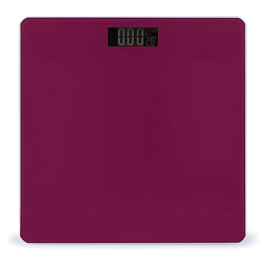 Smart Scale for Body Weight Digital Bathroom Weighing Scale Energy Saving Scale Rose Red