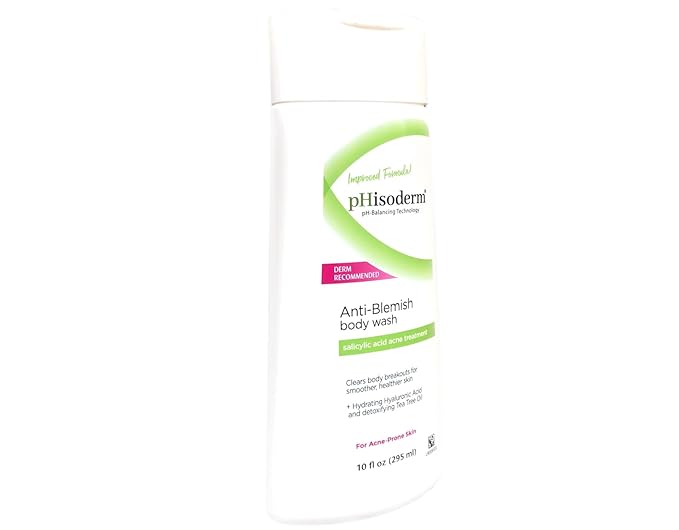 Phisoderm Clean Anti-Blemish Body Wash 10 Fluid Ounce (Pack of 2)