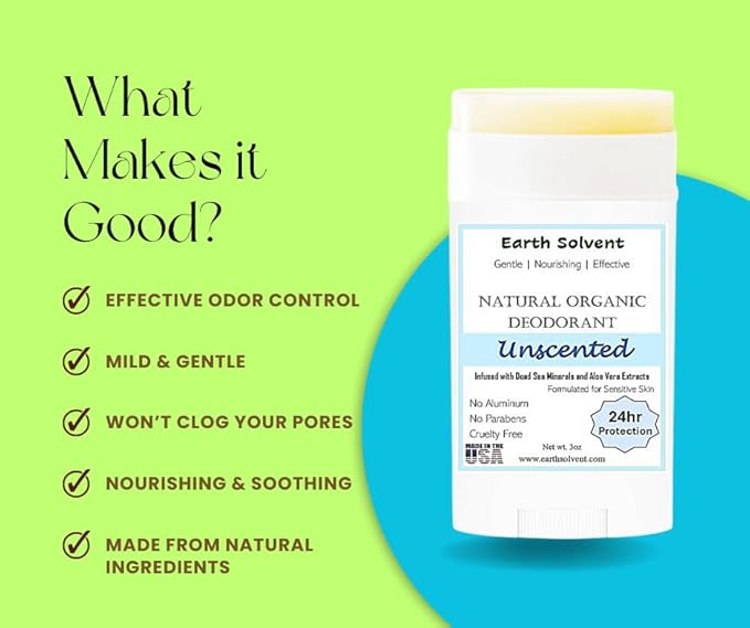 Magnesium Natural Organic Vegan Deodorant with Dead Sea Minerals &amp Aloe Vera For Sensitive Skin 24hr Protection Aluminum Free Paraben Free Baking Soda Free Cruelty Free-For Men &amp Women (San