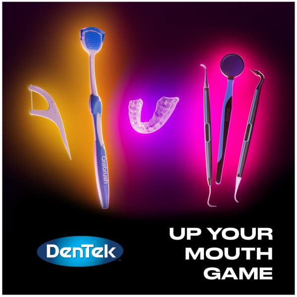 DenTek Triple Advanced Clean Mouthwash Blast Floss Picks 75 Count (Pack of 12)