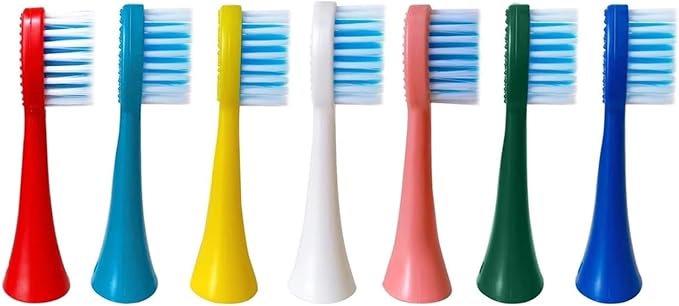 Compatible For5 Pieces Replacement Brush Heads(Red)
